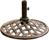 UMBRELLABASE Outdoor Iron Umbrella Base - Cantilever