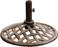 UMBRELLABASE Outdoor Iron Umbrella Base - Cantilever