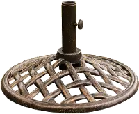 UMBRELLABASE Outdoor Iron Umbrella Base - Cantilever
