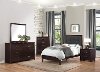 Espresso 6 Piece Twin Bedroom Set - Edina Collection