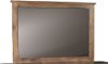 Clearance Driftwood Brown Classic Mirror - Amish