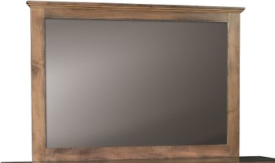 Driftwood Brown Classic Mirror - Amish