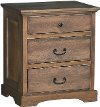 Driftwood Brown Classic Nightstand - Amish