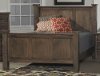 Clearance Driftwood Brown Classic Queen Bed - Amish