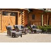 STRATHMERE6PCSLV Outdoor 6 Piece Lounge Set - Strathmere -6