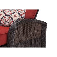 STRATHCHSRED Outdoor Chaise Lounge Chair - Strathmere