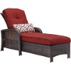 STRATHCHSRED Outdoor Chaise Lounge Chair - Strathmere -7