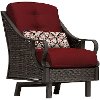 VENTURA3PC-RED Outdoor 3 Piece Patio Set - Ventura