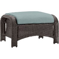 STRATHMERE6PCBLU 6 Piece Ocean Blue Outdoor Patio Lounge Set - Strathmere-2