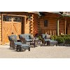 STRATHMERE6PCBLU Outdoor 6 Piece Lounge Set - Strathmere -6