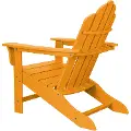 HVLNA10TA Orange Outdoor Contoured Chair - Adirondack