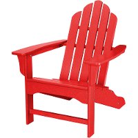 HVLNA10SR Red Outdoor Contoured Chair - Adirondack -2