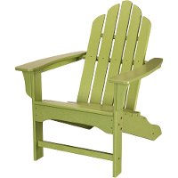 HVLNA10LI Green Outdoor Contoured Chair - Adirondack