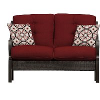 VENTURA4PC-RED Outdoor 4 Piece Patio Set - Ventura