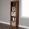 10143 Cherry Narrow 5-Shelf Bookcase - Morgan