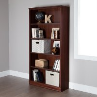 10150 Royal Cherry 5-Shelf Bookcase - Morgan