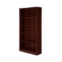 10150 Royal Cherry 5-Shelf Bookcase - Morgan -2