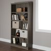 10154 Gray Maple 5-Shelf Bookcase - Morgan