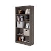 10154 Gray Maple 5-Shelf Bookcase - Morgan -2