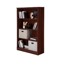 10149 Royal Cherry 4-Shelf Bookcase - Morgan -2
