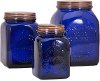 9 Inch Cobalt Blue Lidded Jar