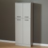 10104 Soft Gray 4-Door Storage Pantry - Axess