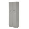 10104 Soft Gray 4-Door Storage Pantry - Axess -2