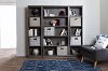 10151 Gray Maple Narrow 5 Shelf Bookcase - Morgan -5