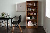 10102 Cherry 4-Door Storage Pantry - Axess -5