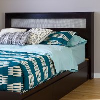 10066 Chocolate Full/Queen Headboard - Vito