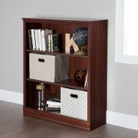 10148 Royal Cherry 3-Shelf Bookcase - Morgan