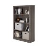 10153 Gray Maple 4 Shelf Bookcase - Morgan -2