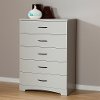 10106 Soft Gray Chest of Drawers - Step One