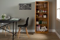 10103 Country Pine Four Door Storage Pantry - Axess -6