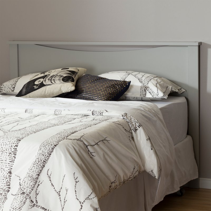 Soft Gray Full Queen Panel Headboard Step One Rc Willey Soft Gray Full Queen Panel Headboard Step One Rc Willey Furniture