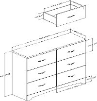 10105 Soft Gray Double Dresser - Step One -4