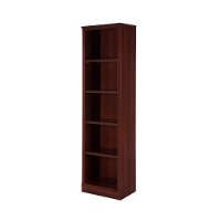 10147 Royal Cherry Narrow 5-Shelf Bookcase - Morgan-3