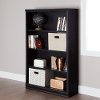 10141 Black Oak 4-Shelf Bookcase - Morgan