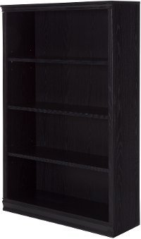 10141 Black Oak 4-Shelf Bookcase - Morgan -3