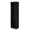 10139 Black Oak Narrow 5-Shelf Bookcase - Morgan -3