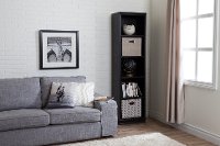 10139 Black Oak Narrow 5-Shelf Bookcase - Morgan -4