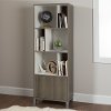 10169 Gray Maple 6-Cube Storage Bookcase - Expoz