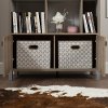10168 9-Cube Oak Storage Bookcase - Expoz -4