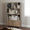 10168 Oak 9-Cube Storage Bookcase - Expoz -1