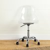 100075 Contemporary Clear Office Chair - Annexe