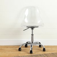 100075 Contemporary Clear Office Chair - Annexe
