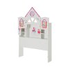 10098 White Twin Bookcase Headboard - Vito -2