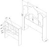10099 White Twin Bookcase Headboard - Vito -6