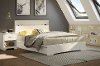 10158 White Queen Platform Bed with 2 Drawers (60 Inch) - Basic -2