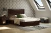 10162 Chocolate Full Size Platform Bed (54 Inch) - Basic -2